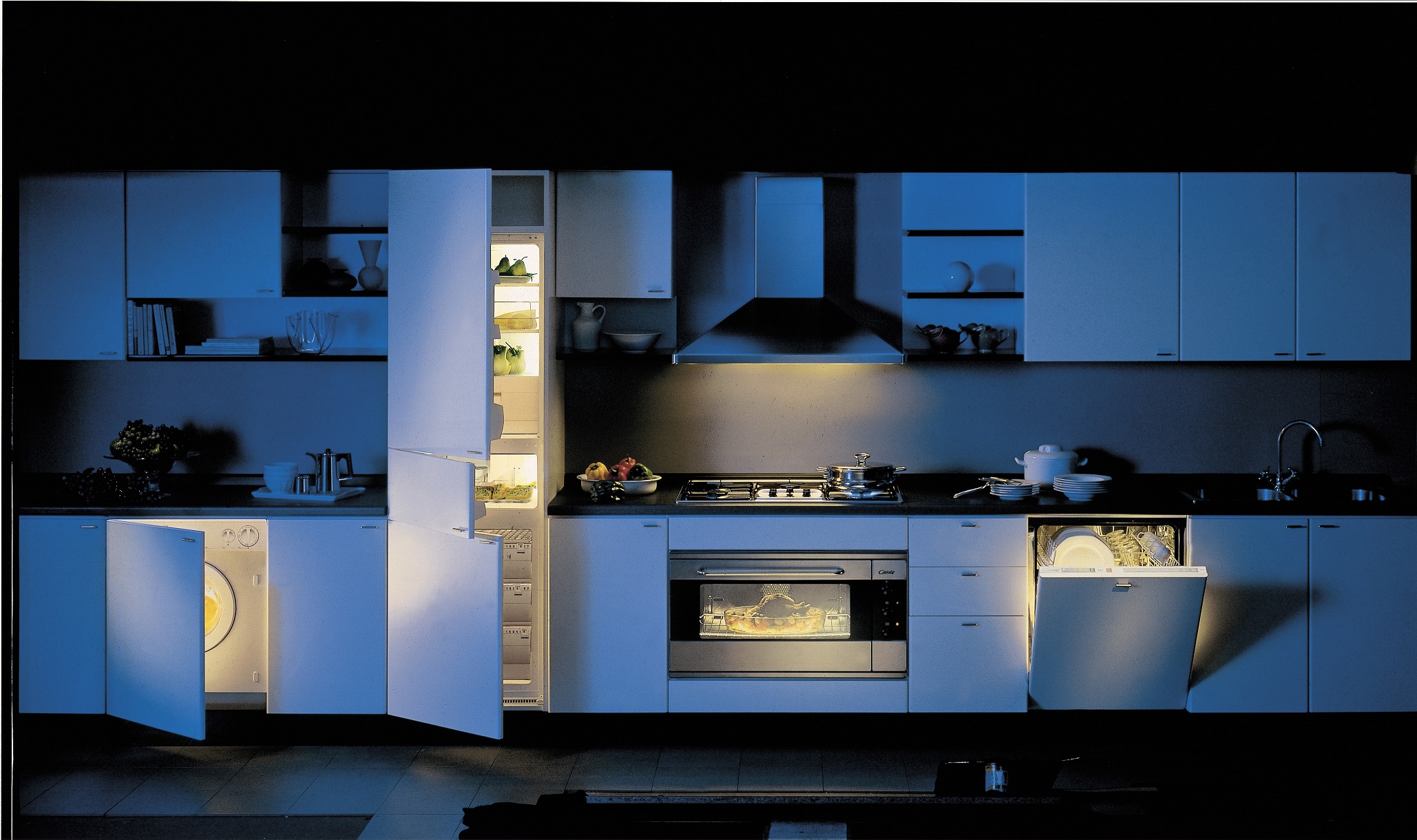 Collection of built-in appliances by Candy (1995).